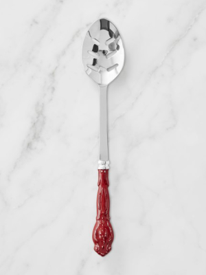 Vintage Enameled Slotted Spoon