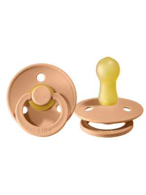 Bibs Pacifier 2 Pack: Peach