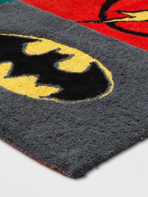 Dc Comics Justice League Strength For All 2'5"x4' Elevated Rug