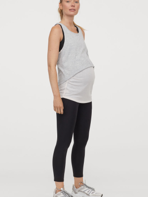 Mama Double-layered Sports Top