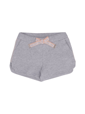 Chloé Kids Logo Bow Detail Shorts