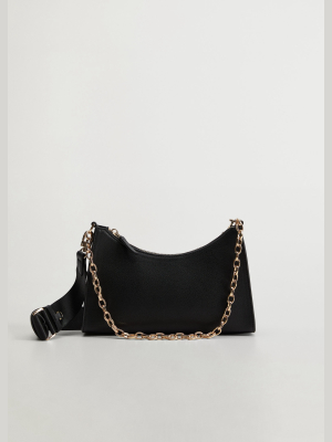 Chain Baguette Bag