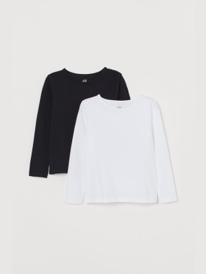 2-pack Long-sleeved Tops