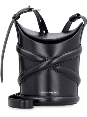 Alexander Mcqueen Curve Small Bucket Bag