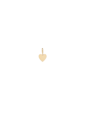 14k Single Midi Bitty Heart Charm