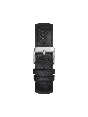 Snake Leather Black Strap