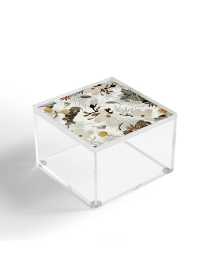 Iveta Abolina Ella Cream Acrylic Box - Deny Designs