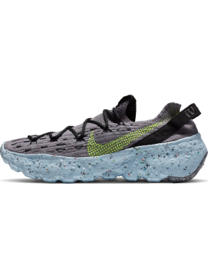 Nike Space Hippie04 Flyknit Sneakers In Volt Gray