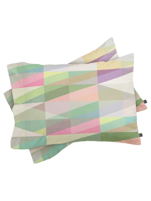 Mareike Boehmer Nordic Combination 8 Xy Lightweight Pillowcase Standard Green - Deny Designs