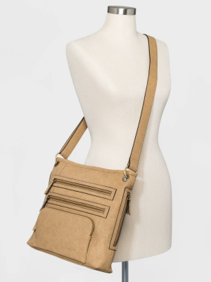 Bueno Zip Closure Crossbody Bag