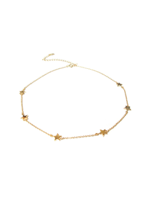 Sterling Star Choker