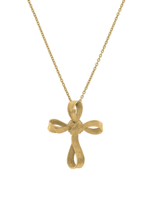 Palm 35mm Cross Pendant