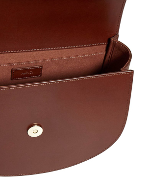 A.p.c. Genève Flap Shoulder Bag