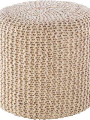 Preston Pouf Ivory