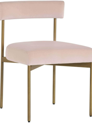 Seneca Dining Chair, Blush, Set Of 2