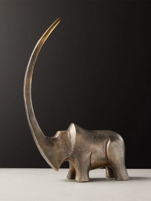 Pierce The Rhino Sculpture