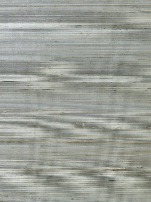 Abaca Grasscloth Wallpaper In Lake Forest And Sandy Shore From The Luxe Retreat Collection By Seabrook Wallcoverings