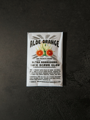 Aloe Orange Face Scrub Glow