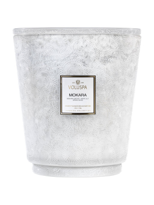 Hearth 5 Wick Glass Candle In Mokara