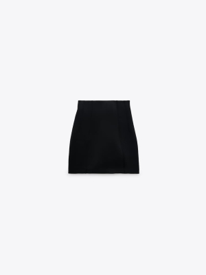 Neoprene Effect Skirt