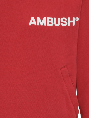 Ambush Multicord Logo Flocked Hoodie