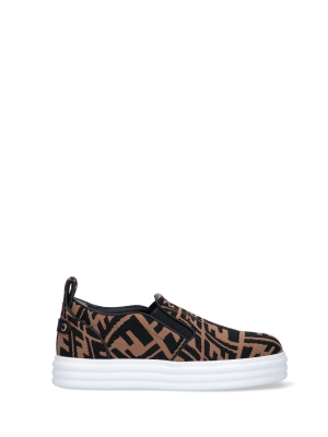 Fendi Ff Vertigo Motif Slip-on Sneakers