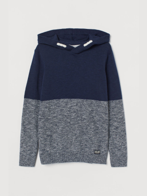 Fine-knit Hoodie