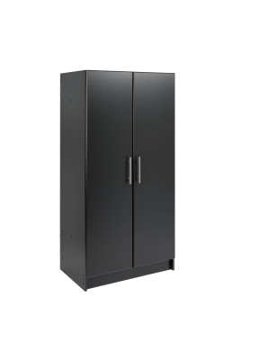 32" Elite Wardrobe Cabinet Black - Prepac