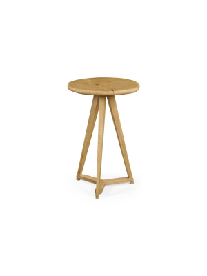 Oak & Oyster Side Table