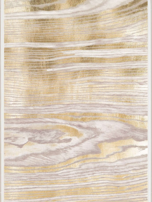 Gold Wood Grain 2 Framed Artwork
