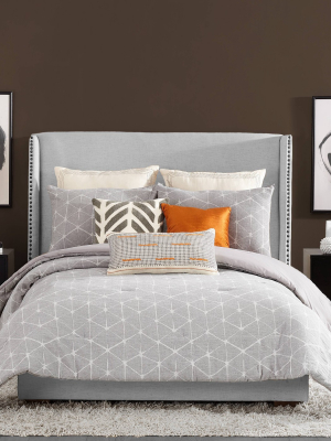 Lumbar Decorative Throw Pillow White/orange/gray - Ayesha Curry