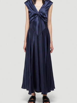 Simone Rocha V-front Midi Dress