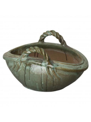 Large Two Handle Basket Planter