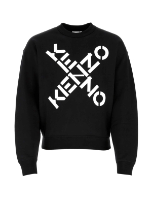 Kenzo Sport Big X Logo Print Sweatshirt