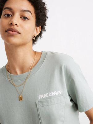 Madewell X Free & Easy® Sunset Graphic Easy Crop Tee