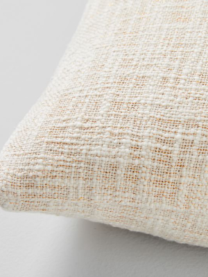 Metallic Crosshatch Pillow Cover