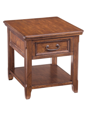 Woodboro End Table Dark Brown - Signature Design By Ashley