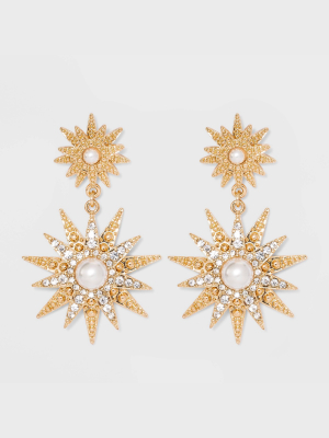 Sugarfix By Baublebar Celestial Drop Earrings - Gold