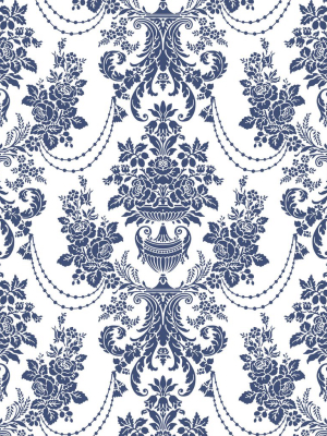 Imperial Wallpaper In Nobel Night From The Muffin & Mani Collection By Milton & King