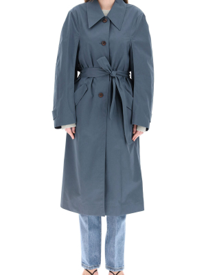 Low Classic Curved-sleeve Trench Coat