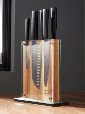 Schmidt Brothers ® 7-piece Carbon 6 Knife Block Set