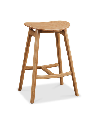 Skol Counter Height Stool Caramelized (set Of 2)