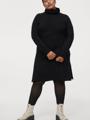 H&m+ Knit Turtleneck Dress