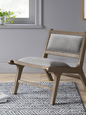 Farnham Wood Frame Accent Chair Tan - Threshold™