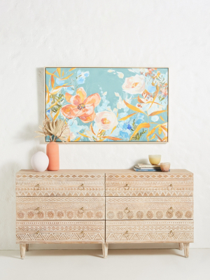 Handcarved Delhi Six-drawer Dresser