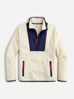 Polartec® Sherpa Fleece Half-zip Pullover