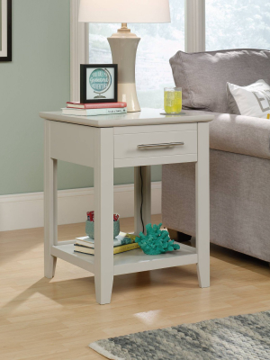 Adept Smart Center End Table Cobblestone - Sauder