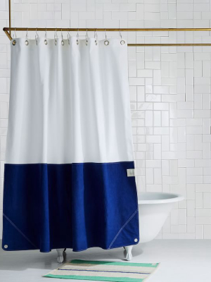 Quiet Town Orient Shower Curtain - Dusk