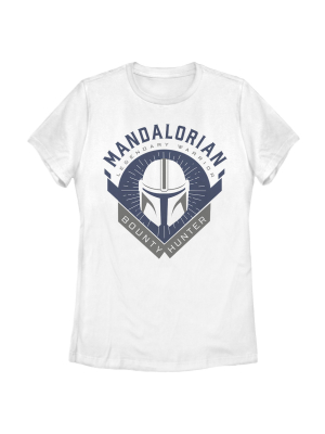 Women's Star Wars The Mandalorian Warrior Emblem T-shirt