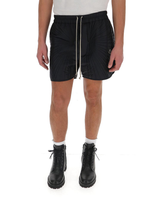 Moncler + Rick Owens Logo Patch Shorts